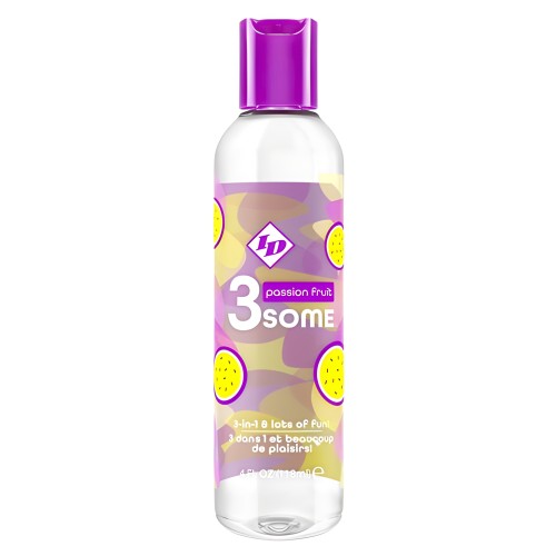 Lubricante 3 en 1 ID 3some Sabor Fruta de la Pasión