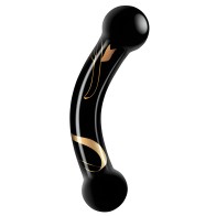 Dildo Doble de Vidrio Secret Kisses 5.5 Pulgadas