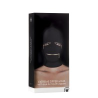 Ouch Extreme Zipper Mask Black