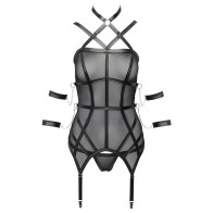 Basque y String de Bondage Cottelli Pequeño