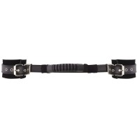 Esposas de Cuero Negros Ajustables Ouch