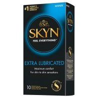 Condones Sin Látex SKYN Extra Lubricados 10 Pack