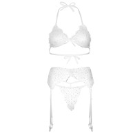 Conjunto de Sujetador, Cinturilla y Tanga Leg Avenue Small