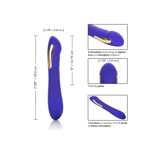 Impulse Intimate Estim Petite Wand Massager - Púrpura - 7.25 Pulgadas