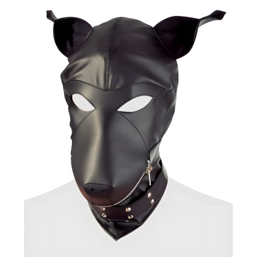 Imitation Leather Dog Mask