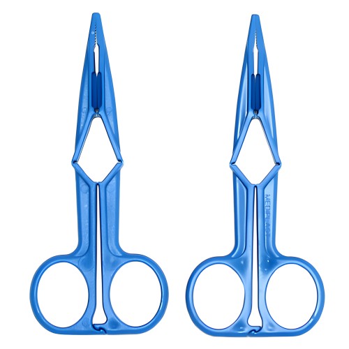 Blue Scissor Nipple Clamps
