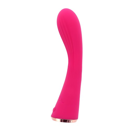 ToyJoy Ivy Rose Vibrator - Rosa - 7 Pulgadas