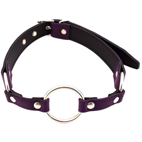 Rouge Garments O Ring Gag Purple - Playful Accessory
