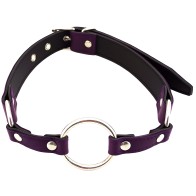 Rouge Garments O Ring Gag Purple - Playful Accessory