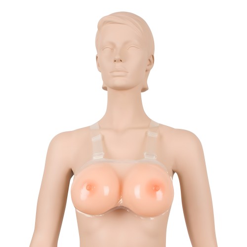Strap On Silicone Breasts - 1200g