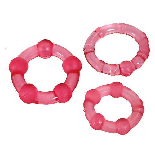 Juego de Anillos ToyJoy Stay Hard
