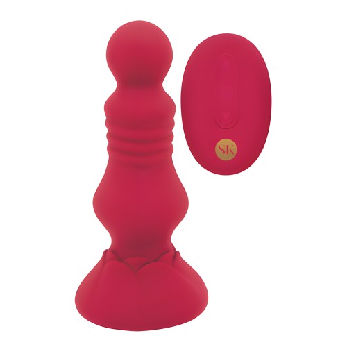 Plug Anal Vibrante Floret con Control Remoto Secret Kisses - Secret Kisses