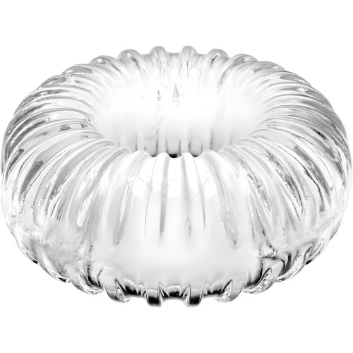 Perfect Fit Ribbed Ring - Clear
