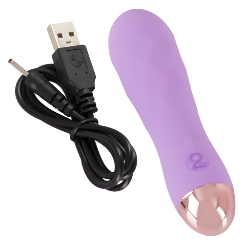 Cuties Silk Touch Rechargeable Mini Vibrator | Purple