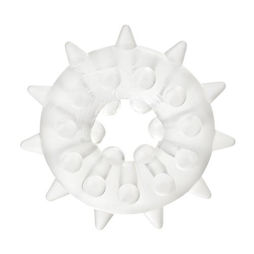 Sexagon Enhancer Clear Cock Ring