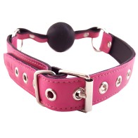 Rouge Garments Ball Gag Pink - Exciting Accessory