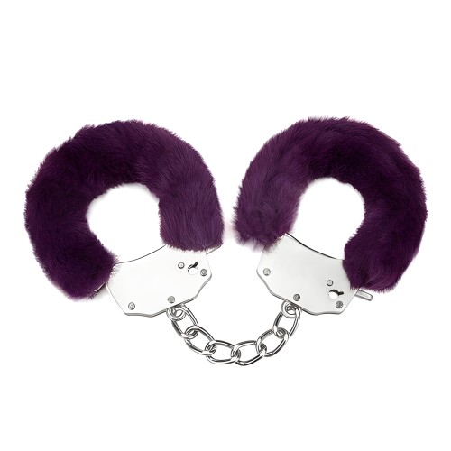 Me You Us Furry Handcuffs Purple