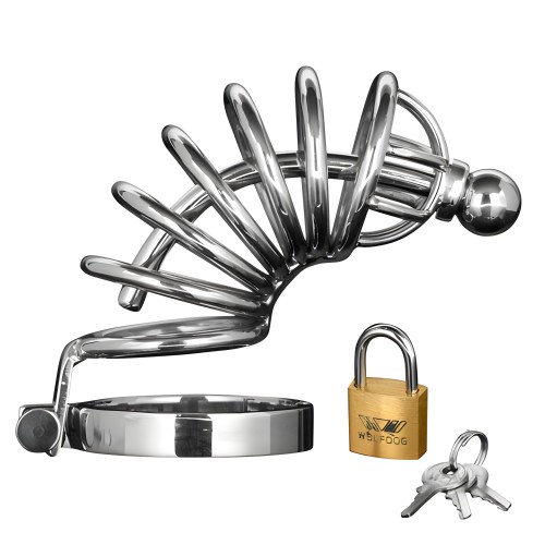 Cárcel de Castidad Master Series Asylum de 6 Anillos