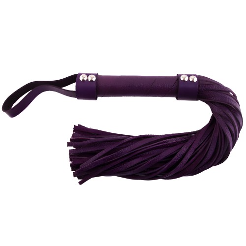 Flogger de Cuero Púrpura Rouge Garments
