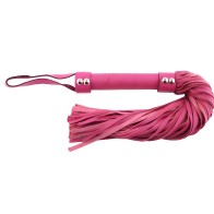Rouge Garments Pink Leather Flogger - Exciting Play