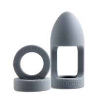 Balldo Ball Dildo Steel Grey