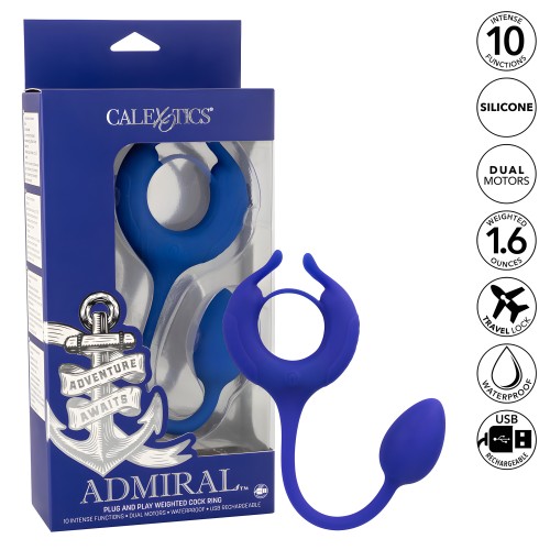 Admiral Weighted Cock Ring and Egg