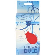 Bulbo de Enema Rojo Clean Stream - Rápido y Fácil