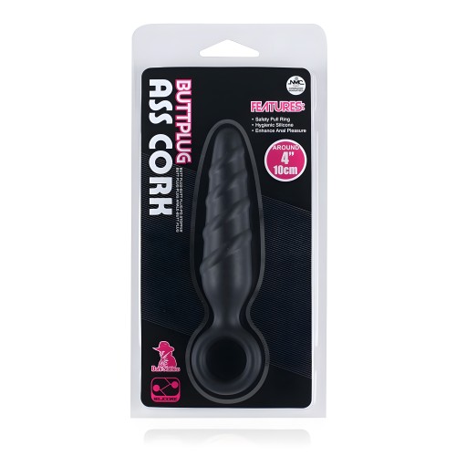 Plug Anal de Silicona Dark Stallions de 4 Pulgadas