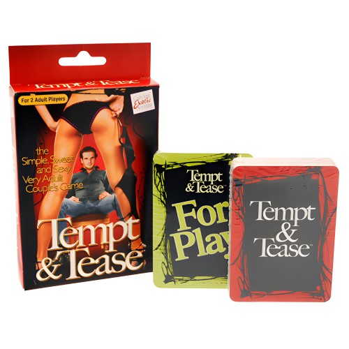 Tempt And Tease Game - Couples Card Game