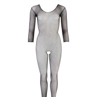 NOXQSE Black Net Catsuit