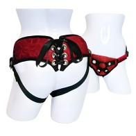 SportSheets Corset Rojo de Encaje