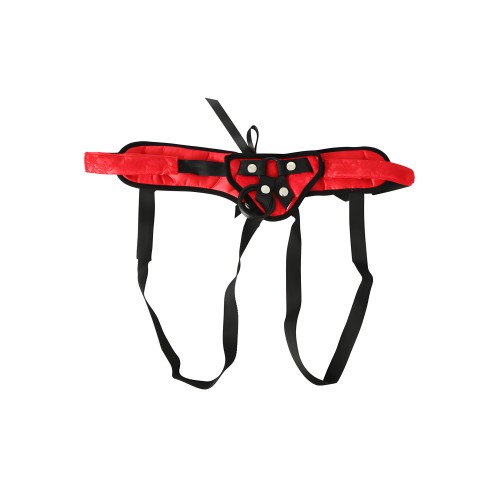 SportSheets Corset Rojo de Encaje