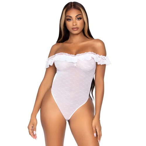 Leg Avenue Off the Shoulder Teddy