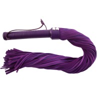 Flogger de Ante Morado Rouge Garments
