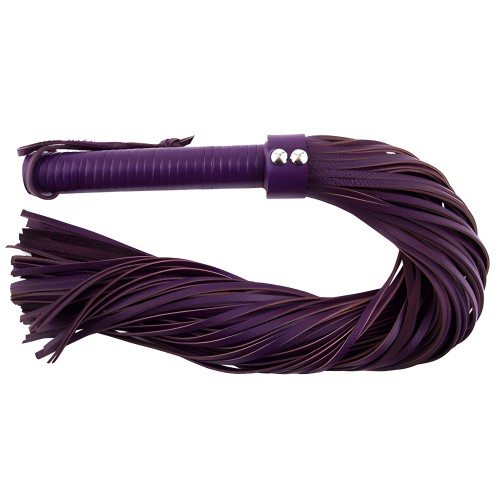 Flogger de Cuero Grande Púrpura de Rouge Garments