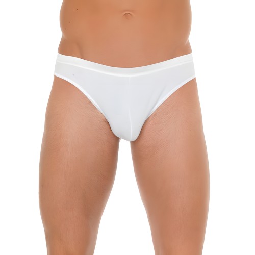 Mens White Cotton G-String - Everyday Comfort