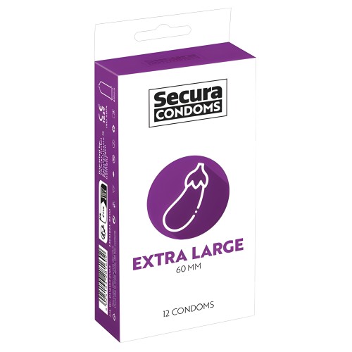 Condones Secura 12 Pack Extra Grande