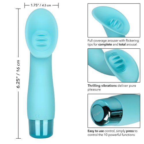 Eden Climaxer Vibrador Clitoriano de Silicona Impermeable 6.25 Pulgadas