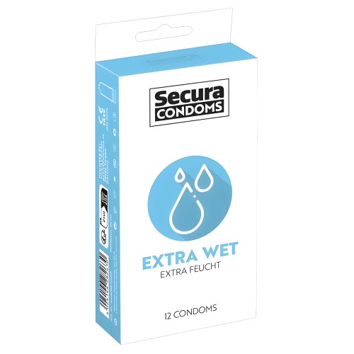 Condoms Secura 12 Pack Extra Wet