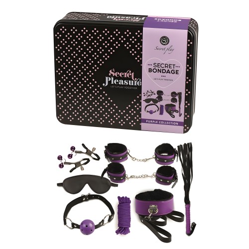 Kit de Bondage Secreto Colección Negro y Púrpura
