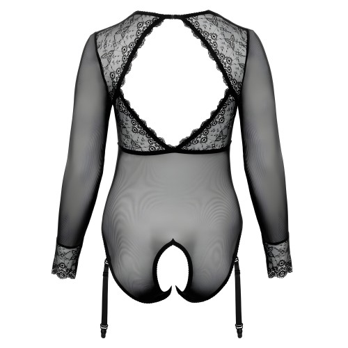 Cottelli Curves Long Sleeved Crotchless Body XXL