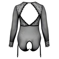 Cottelli Curves Long Sleeved Crotchless Body XXXL