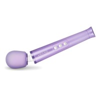 Masajeador vibrante recargable Le Wand Petite Violeta