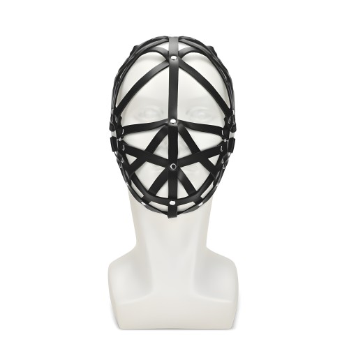 Me You Us Black Web Hood Mask