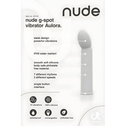 Nude Aulora Mini G-Spot Vibrator - Grey