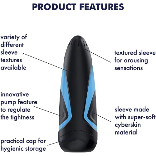 Satisfyer Men Pleasure Stroker - Black
