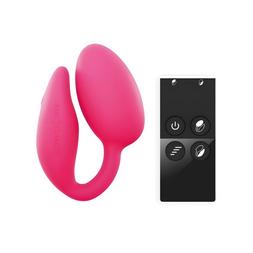 Love To Love Remote Control Double Stimulator Wonderlove - Pink