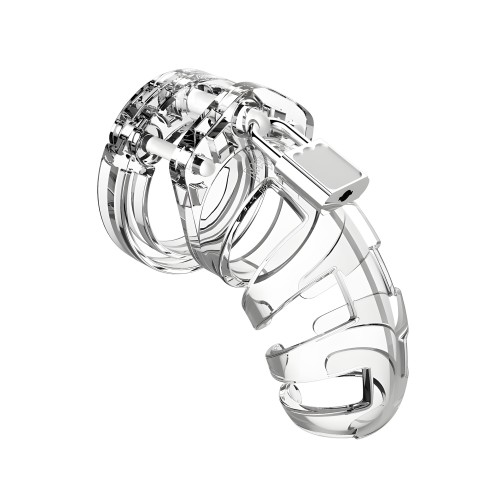 Man Cage 02 Male Chastity Cage - Clear