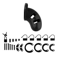 Man Cage 01 Black Chastity Cage