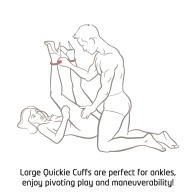 Quickie Cuffs Large Red